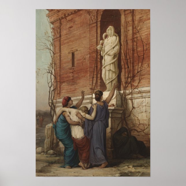 Uppmaning till Goddes Hygieia, 1862 Poster (Framsidan)
