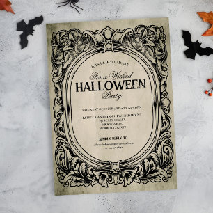Uppmaning till Gothic Ram Halloween fest Inbjudningar