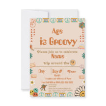 Uppmaning till Groovy Birthday