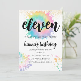 Uppmaning till Guld på födelsedag - regnbo Inbjudningar