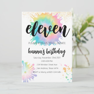 Uppmaning till Guld på födelsedag - regnbo Inbjudningar