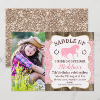 Uppmaning till hästdjuret Wood Paisley Glitter