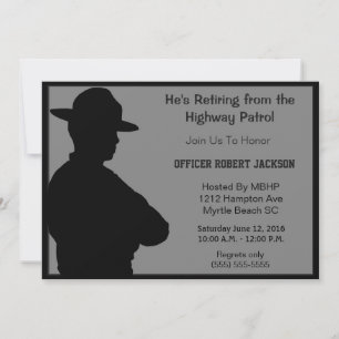 Uppmaning till Highway Patrolman Pension Inbjudningar
