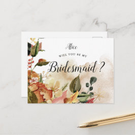 Uppmaning till hösten känner sig skummad vykort