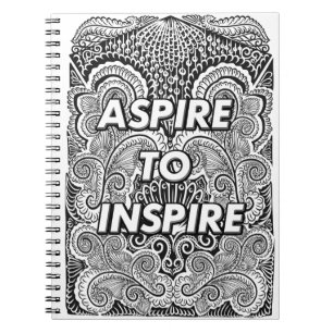 UPPMANING TILL INSPIRE - positiv Påstående-Offert Anteckningsbok