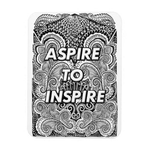 UPPMANING TILL INSPIRE - positiv Påstående-Offert Magnet