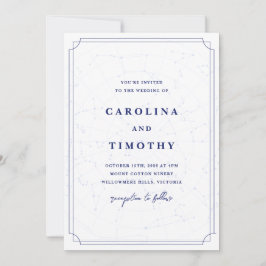 Uppmaning till kallelse till bröllopsbröllop i Him Inbjudningar