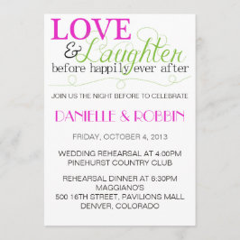 Uppmaning till Kärlek och skratt Inbjudningar