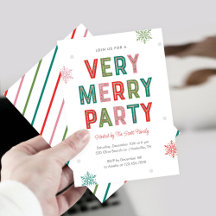 Uppmaning till Linjer mycket Merry Party Helgdag
