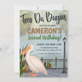 Uppmaning till Louisiana Bayou Birthday Inbjudningar