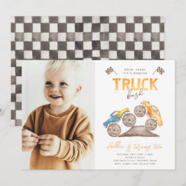 Uppmaning till Monster Lastbil på födelsedagen | M Inbjudningar