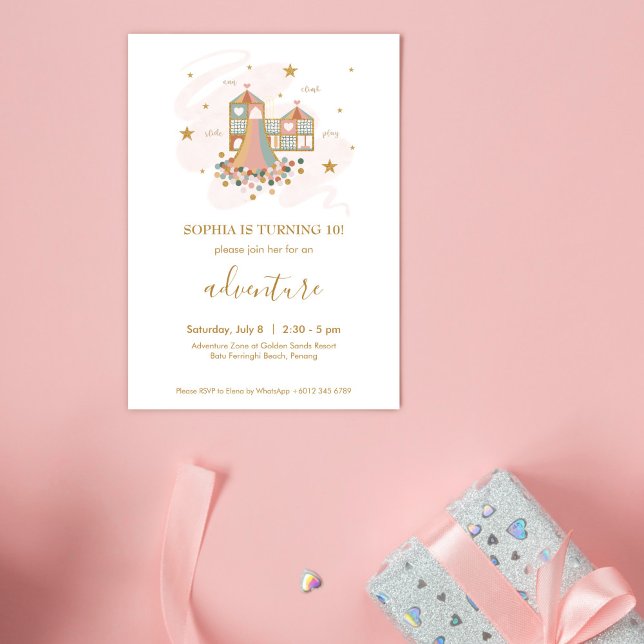 Uppmaning till partiet Playground Äventyr Inbjudningar (Skapare uppladdad)