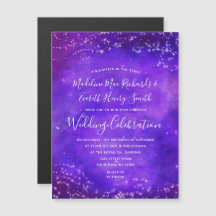 Uppmaning till Starry Natt Galaxy Magnetic Wedding