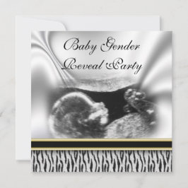 Uppmaning till Ultrasound Baby Gender Reveal Party Inbjudningar