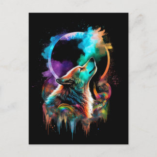 Uppmaning till Wilderness - vykort för Varg av reg