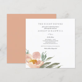 Uppmaningar till Blommigten Watercolor Greeney Inbjudningar