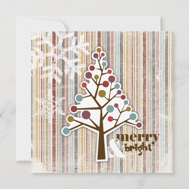 Uppmaningar till Merry & Bright-Helgdag Inbjudningar (Framsida)