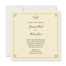 Uppmaningen krona i Guld och inbjudan till Elfenbe