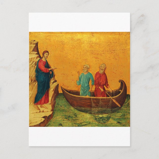 Uppmaningen till Apostles Peter och Andrew Vykort (Framsida)