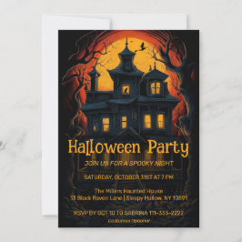 Uppmaningen till Europaparlamentet i Halloween fes Inbjudningar