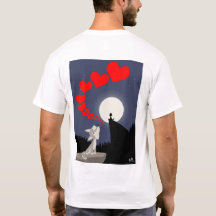 Uppmaningen till Kärlek T-shirt (utformning på bak