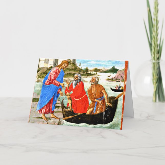 Uppmaningen till Saints Peter och Andrew Kort (Framsida)