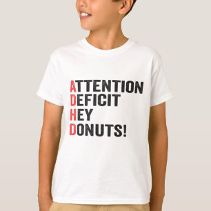 Uppmärkningsunderskott Hej Donuts Adhd Neurodivers T Shirt