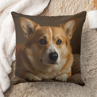 Uppmärksam Corgi Kudde