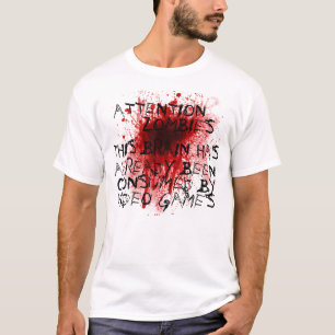 Uppmärksam zombies tröja