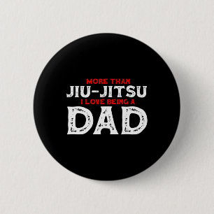Uppmärksamhet jag kan Jiu Jitsu Fighter Judo Kampk Knapp