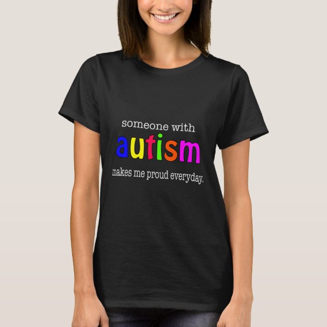 Uppmärksamhet om autism t shirt (Framsida)