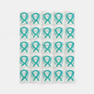 Uppmärksamhet om livmoderhalscancer Band Fleece Bl