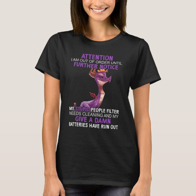Uppmärksamhet som jag inte har fått förrän jag har t shirt (Framsida)