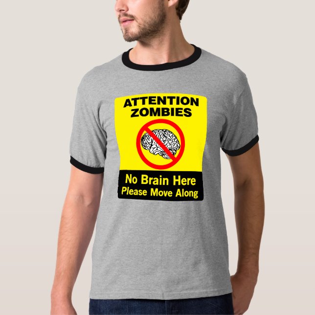 UppmärksamhetZombies Tee Shirt (Framsida)