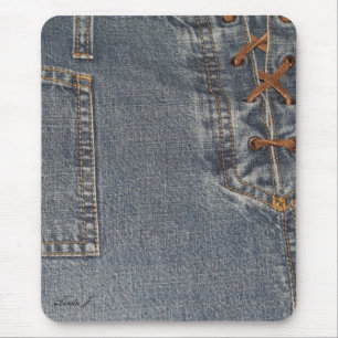 Uppmätt Denim Mousepad Musmatta