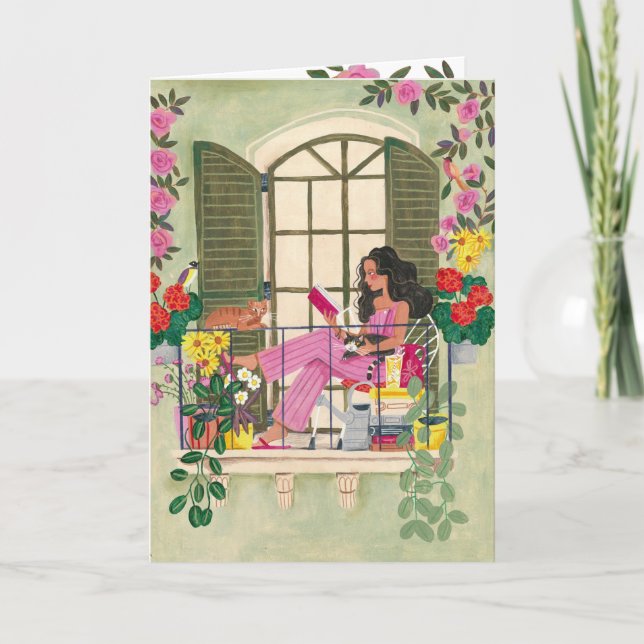 Uppmjukad födelsedagskalender kort (Framsida)