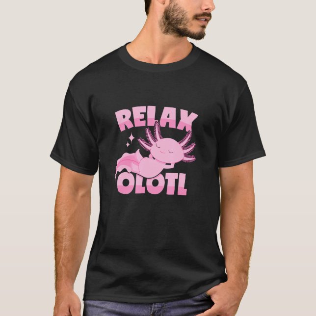 Uppmjukande Axolotl Pun T Shirt (Framsida)