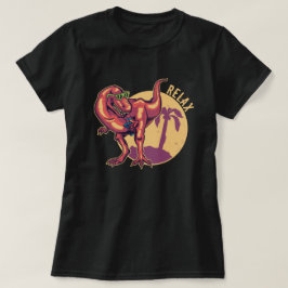 Uppmjukande dosinosaur t shirt
