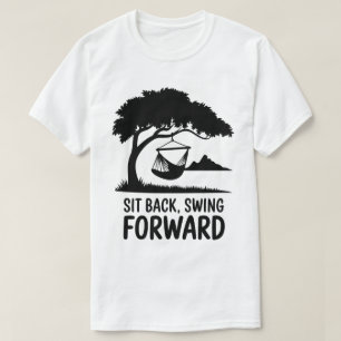 Uppmjukande Hammock Swing Träd Nature Quote T Shirt