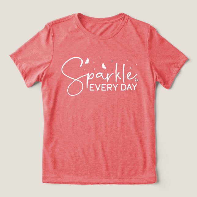 Uppmjukande meddelandeinspirationsoffert Avslappna T Shirt (Design Framsida)