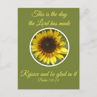 Uppmjukande psalm 118:24 Solrossolja Vykort