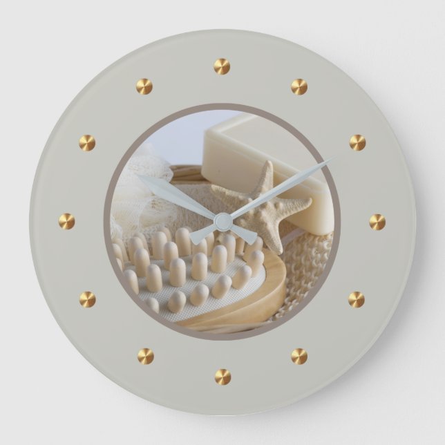 Uppmjukande rumsligt temaväxlingsväggskåp stor klocka (Framsida)