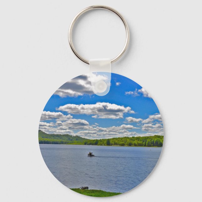 Uppmjukande Sjö Nyckelring (Framsida)