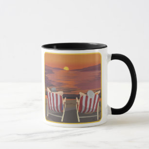 Uppmjukande tropisk honeymoon mugg