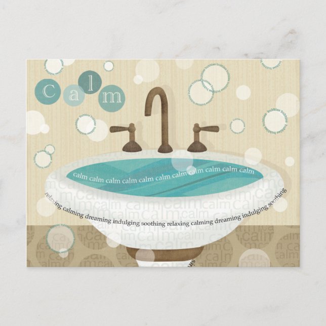 Uppmjukande Vatten Vykort (Framsida)