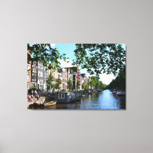 "Uppmjukning av Amsterdamdagen" Holland Canvas Wal