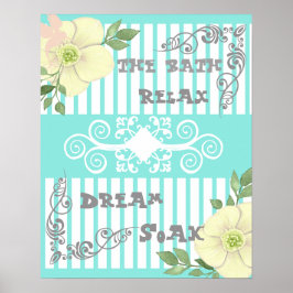 Uppmjukning av bastrummet i badet poster