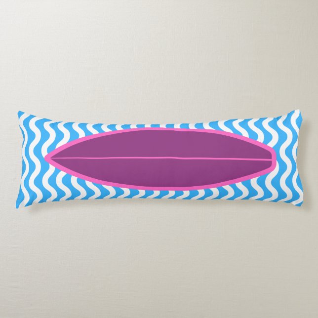 Uppmjukning av brottsoffret Blå Vinkara överspänni Kroppskudde (Framsidan)