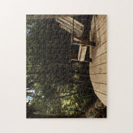 Uppmjukning av porten i Skogen på en Pussel