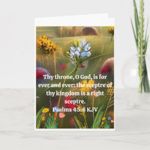 Uppmjukning av psalms med AI-konstbakgrund Anteckningskort